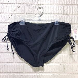24th & Ocean Black Swim Briefs Size 22W